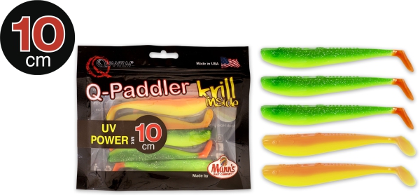 QUANTUM Q-Paddler Krill inside 10 cm - Power Packs UV Power Mix Krill 5Stück